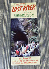 Vintage Lost River In Cool Kinsman Notch North Woodstock N.H. Brochure Pamphlet  picture