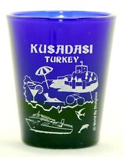 Kusadasi Turkey Cobalt Blue Classic Design Shot Glass picture