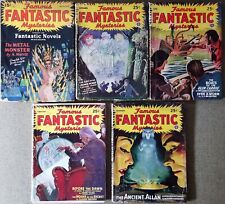 FAMOUS FANTASTIC MYSTERIES - 5-ISSUE LOT - 1941, 1944, 1945, 1946 - NICE picture