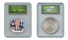 DONALD TRUMP OFFICIAL President PORTRAIT 1oz SILVER EAGLE in SPECIAL HOLDER picture