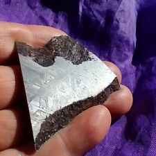 39grams 60x55mm Authentic Gibeon Meteorite Namibia Nickel Iron Crystalline  picture