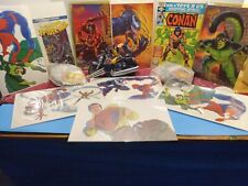 Marvel Comics Spiderman Xmen Conan  Venom Animation Cell Comics Cards H M Toys picture