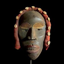 African Home Décor wood mask Face Mask African Tribal Dan-9851 picture