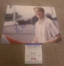 MATT DAMON SIGNED 8X10 PHOTO GOOD WILL HUNTING PSA/DNA AUTHENTIC #AL59103 WOW picture