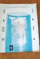 1960's MSI - Micro Systems Incorporated - Semiconductor catalog picture