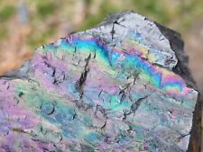 Large Iridescent PEACOCK COAL Rainbow Anthracite, Tresckow PA picture