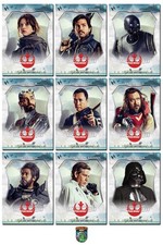 ROGUE ONE: A STAR WARS STORY - 10 Card Profiles Promo Set - Jyn Cassian Vader picture