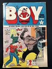 Boy Illustories #63 Boy Comics Golden Age Lev Gleason 1st Print Vintage Fair picture