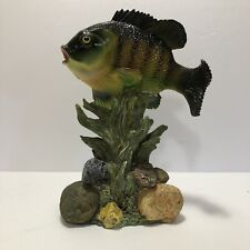 Vintage Realistic Resin Bluegill Perch Fish Figurine Statue picture