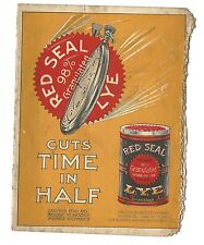 Old Advertising Booklet Red Seal Lye Soap Maker Cleanser Thomson Philadelphia PA picture