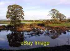Photo 6x4 Reflections in flooded fields near Lochmaben Heavy rain during  c2005 picture