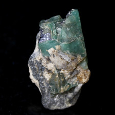 MOLYBDENITE on EMERALD. Carnaiba Mining District, Bahia, Brazil. #5275 picture