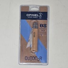 Opinel No. 8 French Folding Knife Wood Handle Pocket New Open Package picture