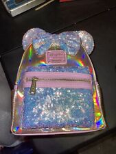 NEW Disney Parks 50th Anniversary EARidescent Iridescent Pink Loungefly Backpack picture