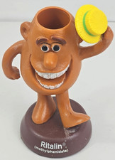Ritalin Man 1970s  Vintage Pen Holder Medical/Pharma Advertising picture