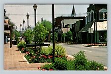 Perry GA-Georgia, Downtown Carroll Street, Vintage Postcard picture