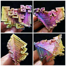 50g Natural Colorful Aura Quartz Crystal Titanium Bismuth Coated Rock Minerals picture