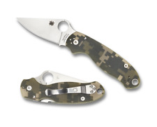 Spyderco Para 3 Folding Knife C223GPCMO Satin Plain Edge S45VN Blade Digi Camo picture