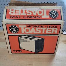Vintage GE 2 Slice Toaster T17B Chrome/Brown **BRAND NEW IN BOX** A+ picture