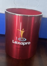 Lexapro Antidepressant Advertising Red Pen Holder Office Supply Medical picture