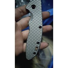 1 PC. TC4 Sand Blast Water Ripple Handle Scale for Rick Hinderer XM18 3.5” picture