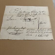 1779 Document Signed by Commissioner of Loans for US During American Revolution picture