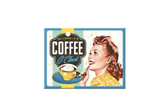 Nostalgic Art Coffee O'clock Fridge Magnet 6 x 8 cm Vintage picture