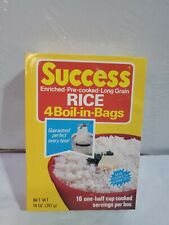 1980s Success Long Grain Rice Box Vintage Promotional AM FM Radio Collectible picture