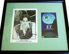 Henry Thomas signed E.T. 8x10 movie photo custom framed with VHS video box cover picture