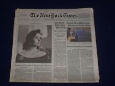 2011 MARCH 24 THE NEW YORK TIMES - ELIZABETH TAYLOR DEAD - NP 3034 picture