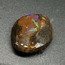 Color Stream Multifired Queensland Australian Boulder Opal Single Rough Piece picture