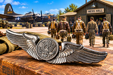 ARMY AIR FORCES AIR CREW MEMBER WINGS 3 INCH picture