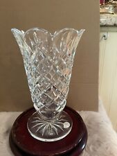 Waterford Crystal “8.5” 2007 Artisan Vase Made In Ireland New Without Box picture