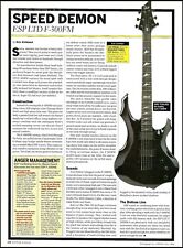 ESP LTD F-300FM electric guitar review sound check article print picture