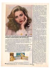 vintage 1970s magazine ad Koromex® Contraception jellies creams feminine health picture