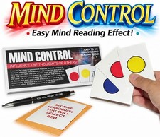 MIND CONTROL Easy Mind Reading Magic Trick Predict Color Choose Card Pen ESP Gag picture