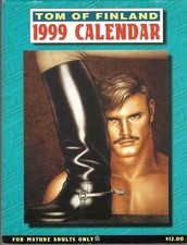TOM OF FINLAND * 1999 CALENDAR * BRAND NEW OLD STOCK, OOP picture