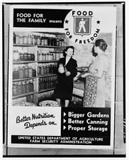 Food for the Family means Food for Freedom,Farm Security Administration,FSA picture
