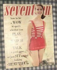 Vintage Seventeen Magazine, June,1960, Sports,Fashion,Beach,4H, Anne Twitty picture