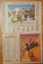 side car with spirou 1996 & 1998.....2 calendars picture