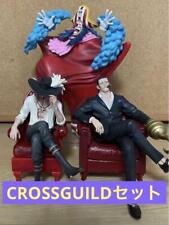 One Piece Figure Cross Guild Ichiban Kuji Prize Crocodile Mihawk Buggy Lot 3 picture