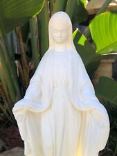 Virgin Mary statue 18” ht. outdoor / indoors religious concrete SHIPS FREE  NEW picture
