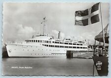 Postcard Steamer Ship SS Malmohus Sweden Malmo RPPC Real Photo AD17 picture