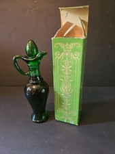 Avon Bath Oil Nile Green Bath Urn Charisma  6 Fl Oz Original box Vintage  picture