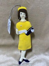 St. Nicolas Embroidered Jackie Kennedy Ornament 6.5 Inches Tall #9033JKY NEW picture