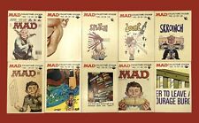 1983 FLEER MAD COLLECTORS STICKER CARD LOT OF 10 picture