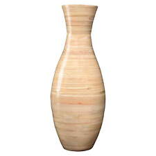 Villacera Handcrafted 20-Inch-Tall Sustainable Bamboo Floor Vase picture