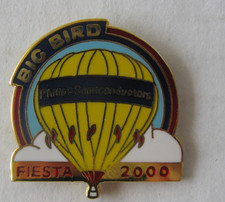 AIBF 2000 Big Bird Philips Semiconductors Hot Air Balloon pin picture