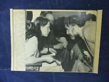 1987 Amy Carter & Abbie Hoffman Northampton MA protest hearing Wire Press Photo picture