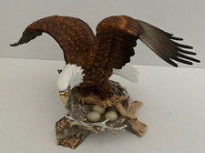 Bald Eagle Soaring Porcelain Bisque Art Crystal Cathedral Ministries Eagles Club picture
